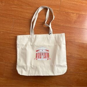 NWT University Of Virginia UVA Rotunda Tote Bag Large Canvas Charlottesville